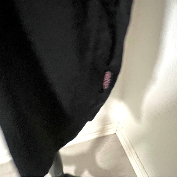 Vintage Sapphire Lounge Men’s Large Black Dress Shirt Red Dragon Embroidery - Picture 4 of 9